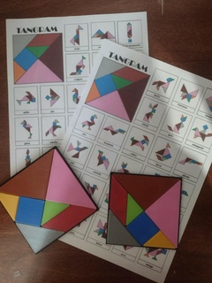 tangram jogos crianças garotas borda aprender montar cores partes 3d print model - Mito3D