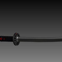tanjiro kılıcı kimetsu no yaiba çeşitli kılıç anime 3d print model - Mito3D