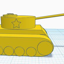 tank oyun oyuncak İkinci Dünya Savaşı 3d print model - Mito3D