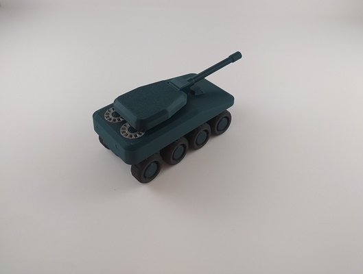 tank military araç oyun askeri kamyon çekici oyuncak 3d yazıcı 3d print model - Mito3D