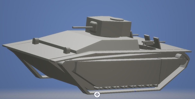 tank 12 Art 3d print model - Mito3D