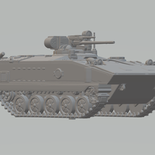 tanque amx10 juego guerra fundido presión h0 ho modelo militar 3d print model - Mito3D