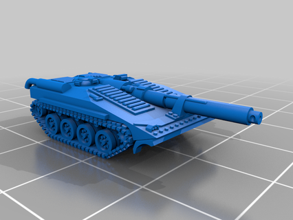tank destroyer side skirts vehicles 3d print model - Mito3D