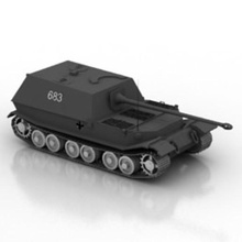 tank elefant ferdinand model various war toy hobby modeling 3d print model - Mito3D