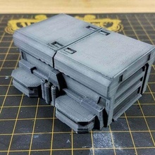 tank factory architecture 40k epic wargaming terrain warhammer40k warhammer buildings structures 3d print model - Mito3D