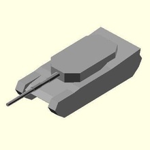 Panzer Leopard 2a4 poly Spiel Rüstung Deutsche Main Schlacht Megt Fahrzeuge 3d print model - Mito3D