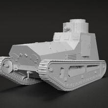 tank lk-2 3d print model - Mito3D