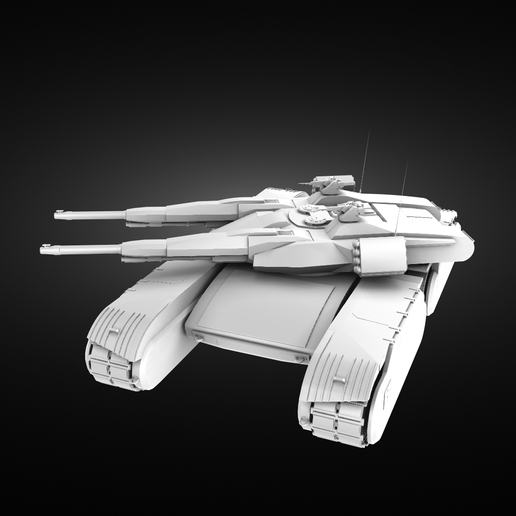 tank model 6 3D print model - Mito3D