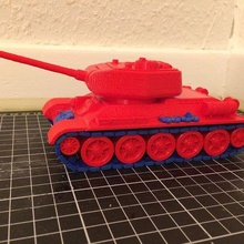 tank plastic 3d print model - Mito3D