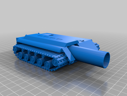 tank sökücü 3d baskı 3d print model - Mito3D