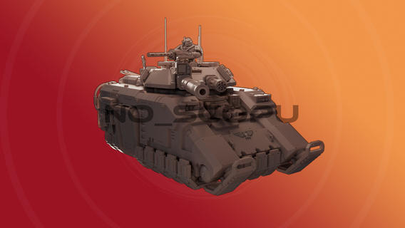 tank repulse execute miniature grav primaris wargame 42k repulsor executioner space marine 3d print model - Mito3D