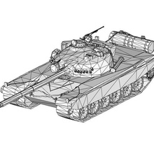 tank t 72 3d model fbx obj stl Ulaşım oyun Sanat karakter gerçek dışı Bedava kişi teçhizat hileli animasyonlu blender max sinema 3d print model - Mito3D