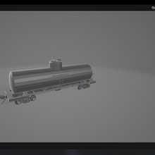 tanque vagón locomotoras 3d print model - Mito3D