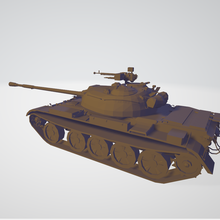 tank wz-120 3d print model - Mito3D