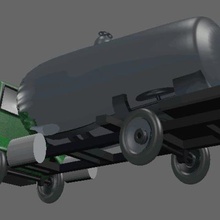 tanker truck verschiedene 3d print model - Mito3D