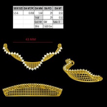 tanmoniya mangal sutra jewelry 3d print model - Mito3D