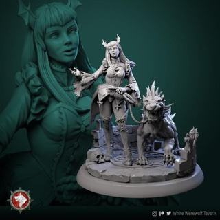 tanna young sister 32mm 75mm pre-supported Game tabletop highquality toy game 3dminiature dnd dndminiature creature monster presupported ttrpg rpg vampire 3d print model - Mito3D