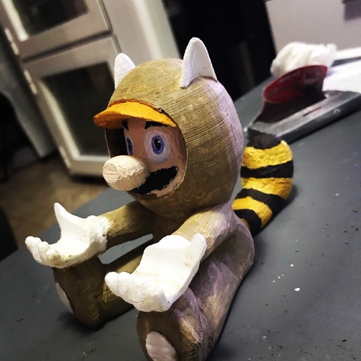 tanooki stand de nintendo la herramienta La impresión en 3d 3D print model - Mito3D