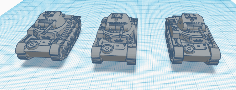 tanques guerra tanque juguetes 3d print model - Mito3D