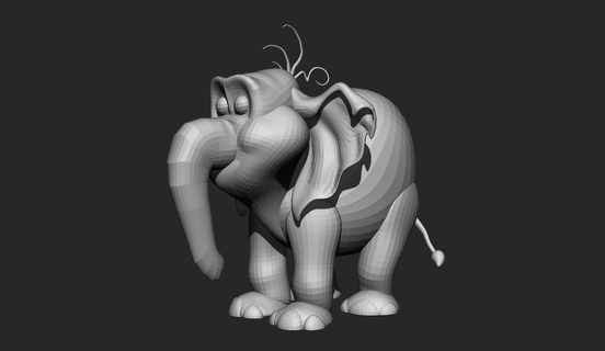 tantor Tarzan Elefant Disney 3d print model - Mito3D