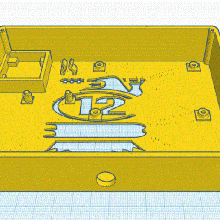 tapa proyecto reloj de la herramienta caso 3d print model - Mito3D