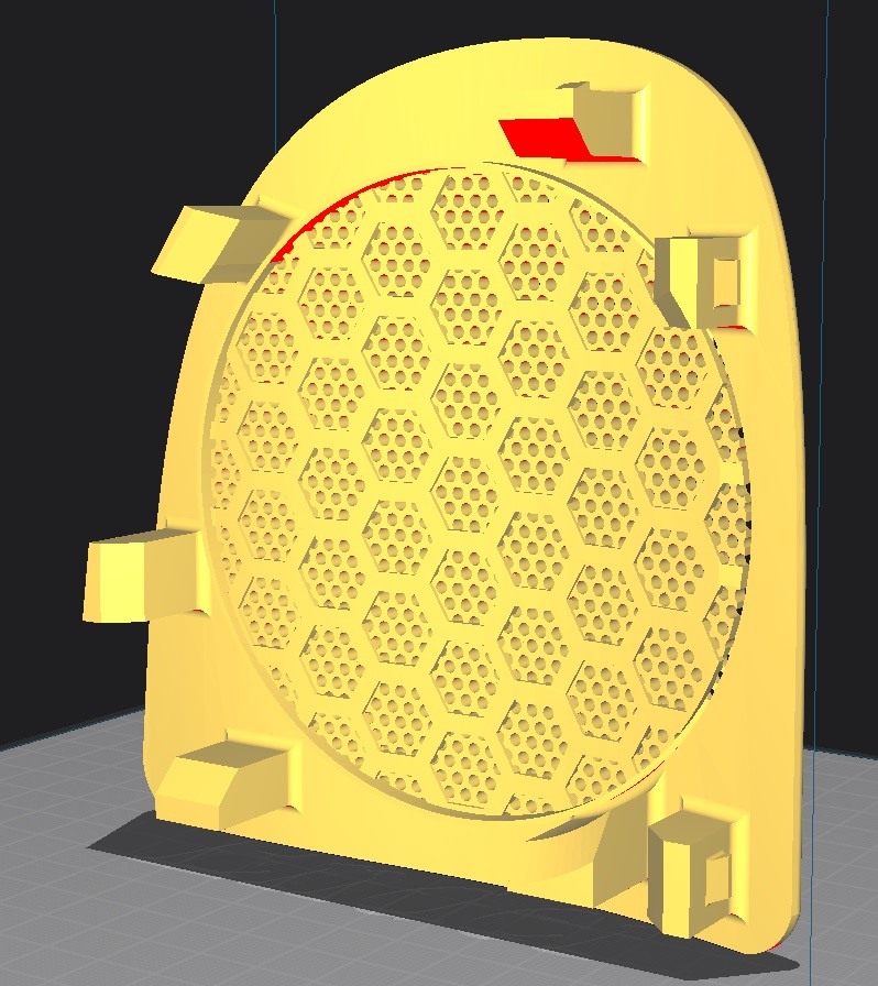 tapa rejilla hablando renault twingo herramientas auto vehiculo 3D print model - Mito3D