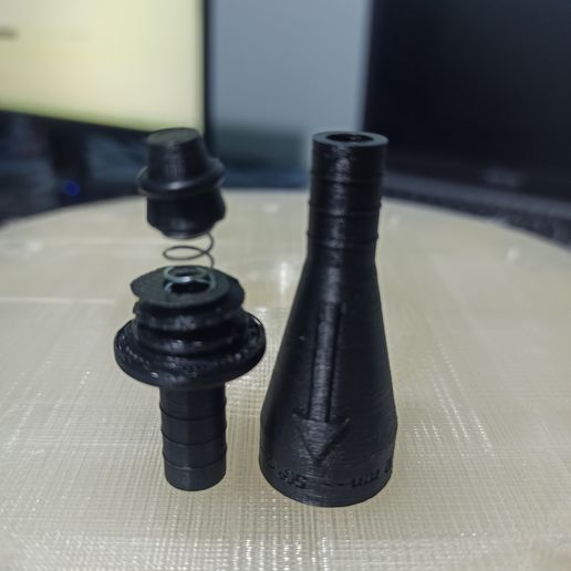 tapa valvula cheque herramienta válvula aire agua 3D print model - Mito3D