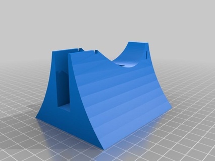 tape dispenser 3d experiment makerbot model useful 3d print model - Mito3D