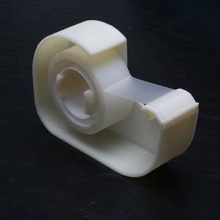 dispensador de fita uma peça a casa 3d freecad do agregado familiar impresso springs dentes uísque única impressão supportless cortador úteis produtos domésticos 3d print model - Mito3D