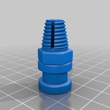 tapered thread bowden coupling grove mount 3d_printer_parts 3d print model - Mito3D