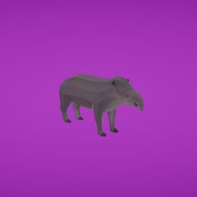 le tapir jeu 3d print model - Mito3D