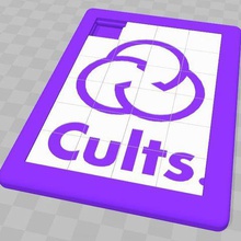 taquin cults sliding puzzle game teasing jigsaw deck 3d print model - Mito3D