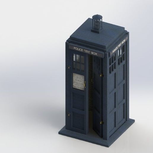 tardis 3D print model - Mito3D