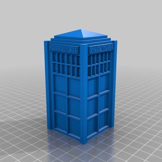 Tardis 3D print model - Mito3D