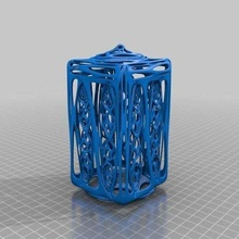Tardis Voronoi stil heykeller 3d print model - Mito3D