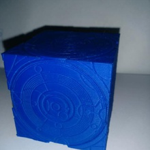 tardis siege mode various cube fancy dr 3d print model - Mito3D