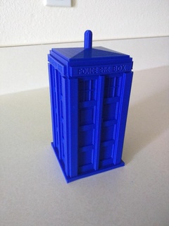 Tardis verstauen Box Arzt Gadget Doctor Who WHO Stashbox Wanne Schreibtisch organisieren Modell 3d print model - Mito3D