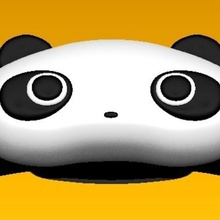 tare panda Spiel Geschenk kawaii liebenswert 3d print model - Mito3D