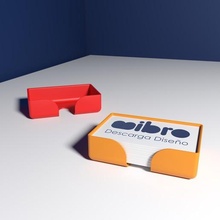 tarjetero para tarjetas empresa visita gadget contact clientèle correo oficina commercialisation publicitaire escritorio mibro tago 3d print model - Mito3D