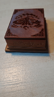 tarot card box holder storage pagan wicca - commercial license celtic viking shelf 3d print model - Mito3D