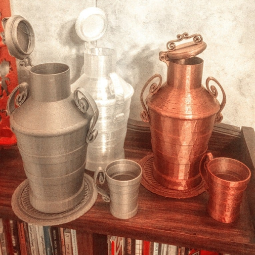 tarro lechero casa de los hogares vasos vasar herramientas la herramienta destinatario oficina leche cocina frascos jarro dionisio moroni cuadro contenedor argentina antiguedad jarra 3D print model - Mito3D