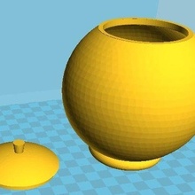 vaso contenitori 3d print model - Mito3D