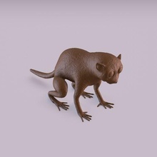 Tarsier Affe Tier wild Natur Asien Fauna Statue Figur Miniatur Dekoration Spielzeug 3d print model - Mito3D