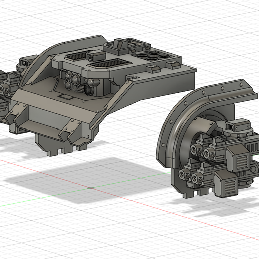 tartares modèle terre raider conversion horus hérésie Damoclès 3D print model - Mito3D