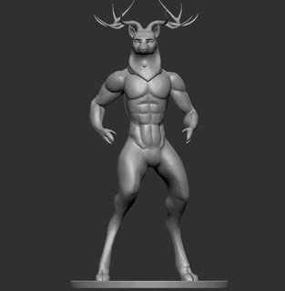 oscuro ciervo oscuro ciervo juego fortnite 3d print model - Mito3D
