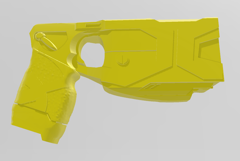 Taser x 2 tipo formación pistola policía x2 eléctrico dic arma 3d print model - Mito3D