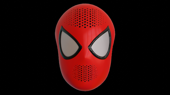 Band 2 passen Gesichtsschale Spider Wunder 3d print model - Mito3D