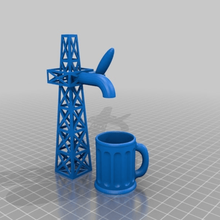 le goût de pétrole brut prosit neujahr art sculptures 3d print model - Mito3D