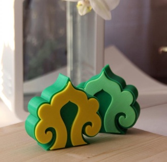tatar Ornament Box Dekor Dekoration Zuhause Haus 3d print model - Mito3D