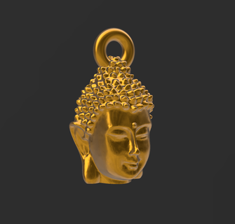 tathagata buddha praying keychain - without stands house decoration incense buddhism art expression religion 3d print model - Mito3D
